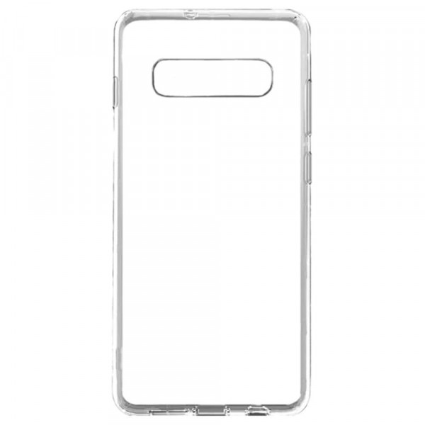 Premium Silicone Case Clear Samsung S10 Plus